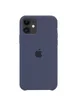 Чехол Silicone Case (AA) для Apple iPhone 11 (6.1") Темно-синий / Midnight blue
