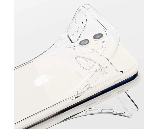 TPU чехол Ultrathin Soft Cover для Apple iPhone 11 (6.1") Прозрачный