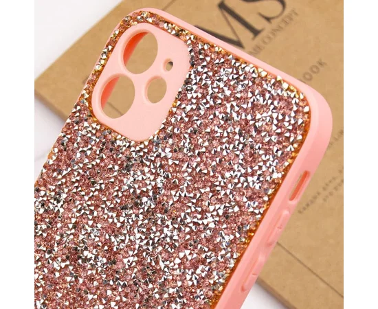 TPU+PC чехол Diamond Full Camera для Apple iPhone 11 (6.1") Pink