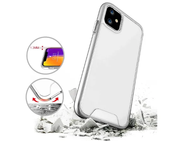 Чохол TPU Space Case transparent для Apple iPhone 11 (6.1 ") Прозорий