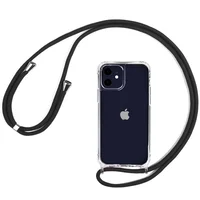 Чохол TPU Crossbody Transparent для Apple iPhone 11 (6.1 ") Чорний