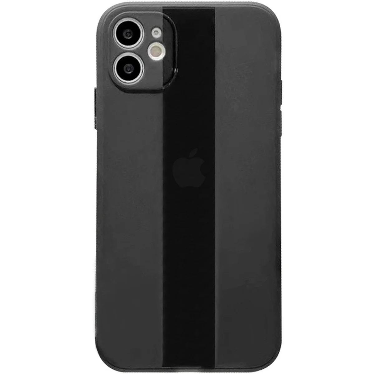 Чехол TPU Glossy Line Full Camera для Apple iPhone 11 (6.1") Черный