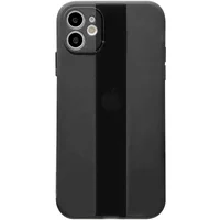 Чехол TPU Glossy Line Full Camera для Apple iPhone 11 (6.1") Черный