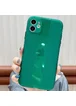 Чехол TPU Glossy Line Full Camera для Apple iPhone 11 (6.1") Зеленый