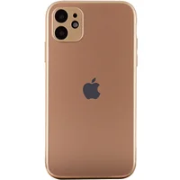 TPU+Glass чохол Matte Candy Full camera для Apple iPhone 11 (6.1") Золотий