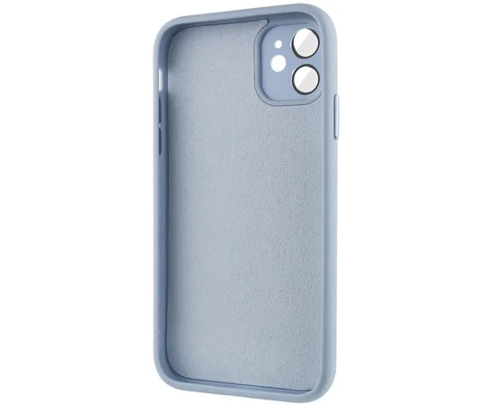 Чехол TPU+Glass Sapphire Midnight для Apple iPhone 11 (6.1") Голубой / Blue