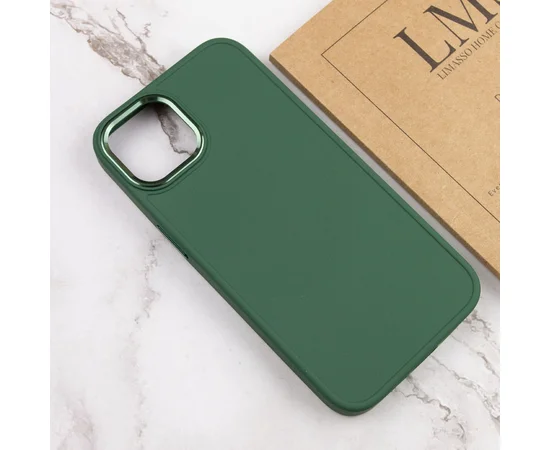 TPU чехол Bonbon Metal Style для Apple iPhone 11 (6.1") Зеленый / Army green