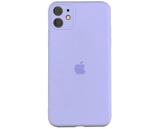 Чехол Slim Silicone case full protective для Apple iPhone 11 (6.1") Сиреневый / Dasheen