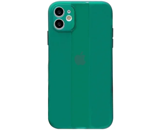 Чехол TPU Glossy Line Full Camera для Apple iPhone 11 (6.1") Зеленый