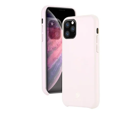 Кожаная накладка Dux Ducis для Apple iPhone 11 (6.1") Розовый
