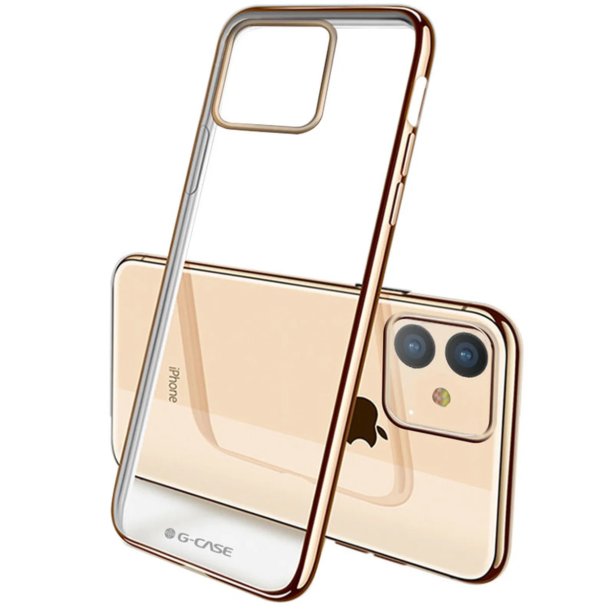 TPU чехол G-Case Shiny Series для Apple iPhone 11 (6.1") Золотой