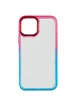 Чехол TPU+PC Fresh sip series для Apple iPhone 11 (6.1") Бирюзовый / Розовый