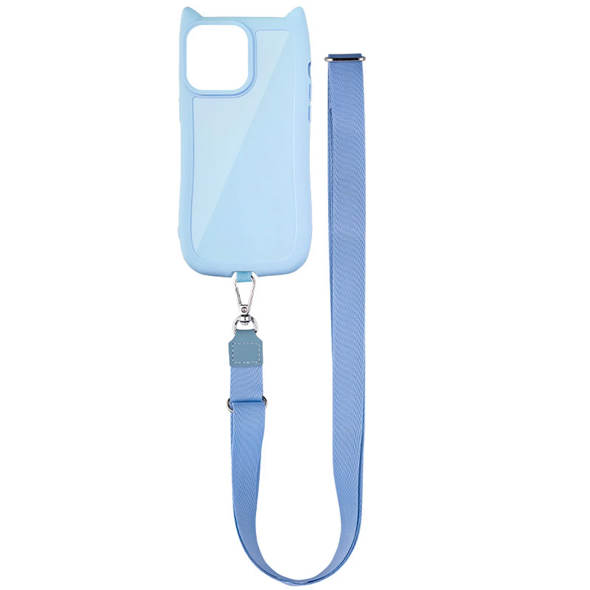 Чехол TPU GETMAN Cat with straps для Apple iPhone 11 (6.1") Blue