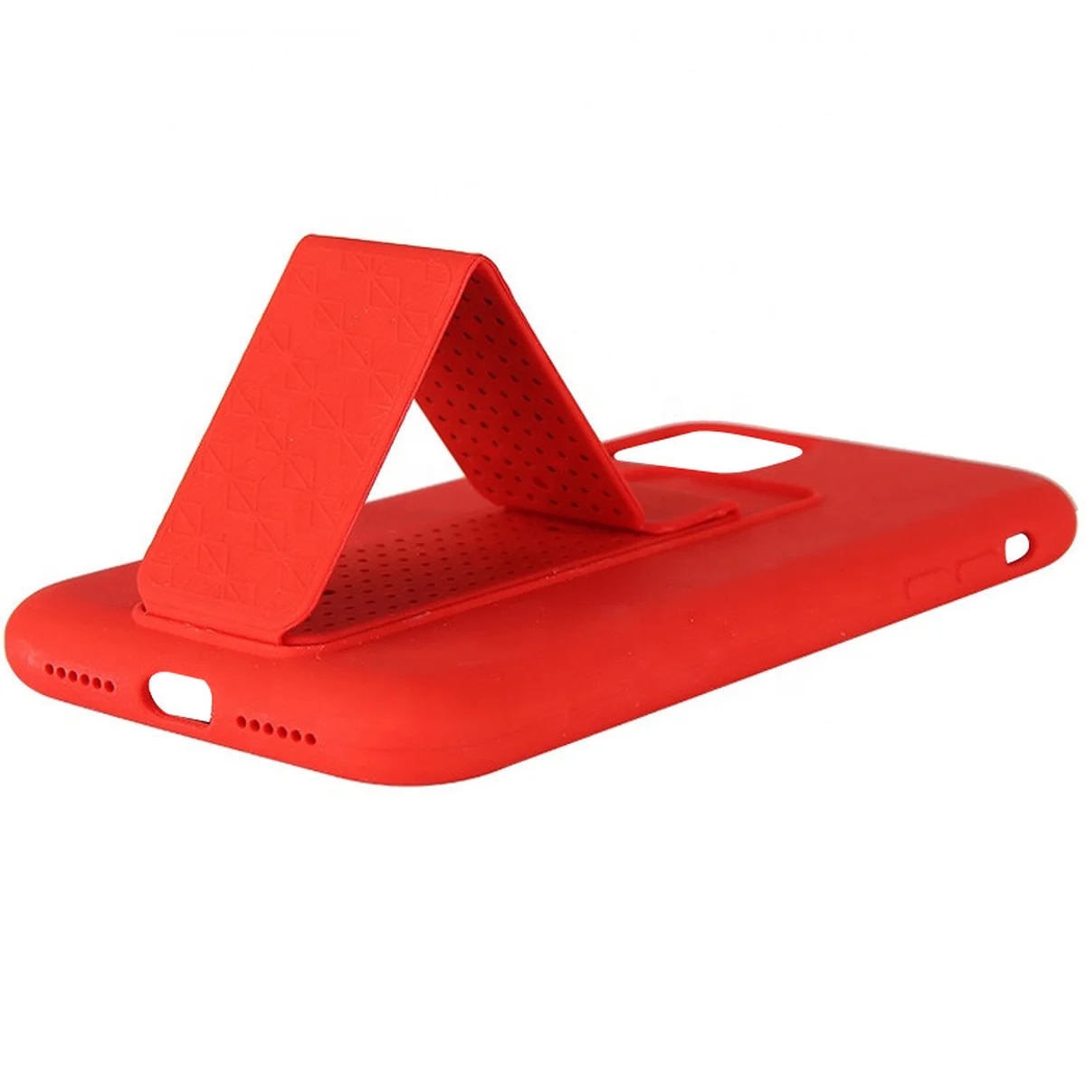 Чохол Silicone Case Hand Holder для Apple iPhone 11 (6.1 ") Червоний / Red