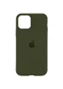Чехол Silicone Case Full Protective (AA) для Apple iPhone 11 (6.1") Зеленый / Dark Olive