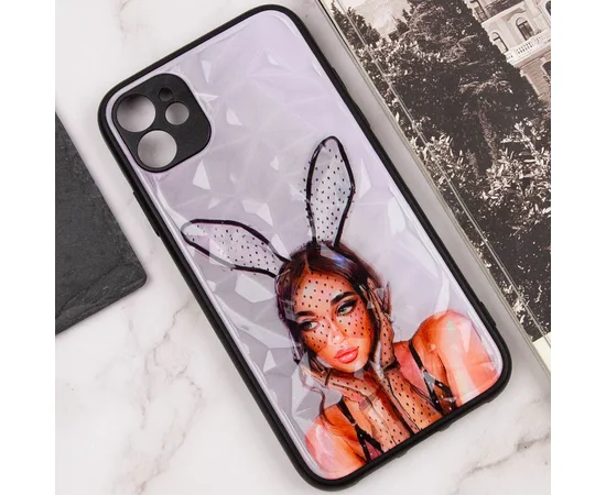 TPU+PC чехол Prisma Ladies для Apple iPhone 11 (6.1") Rabbit