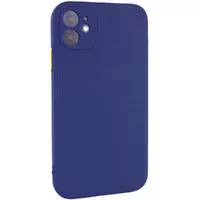 Чехол TPU Square Full Camera для Apple iPhone 11 (6.1") Синий