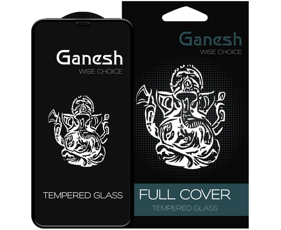 Захисне скло Ganesh 3D для Apple iPhone 11 / XR (6.1 ") Чорний