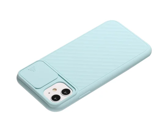 Чохол Camshield TPU зі шторкою захищає камеру для Apple iPhone 11 (6.1 ") Бірюзовий
