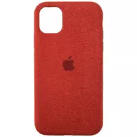 Чехол ALCANTARA Case Full для Apple iPhone 11 (6.1") Красный