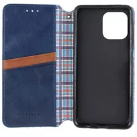 Шкіряний чохол-книжка GETMAN Cubic (PU) для Apple iPhone 11 (6.1") Синій