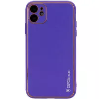 Шкіряний чохол Xshield для Apple iPhone 11 (6.1 ") Фіолетовий / Violet