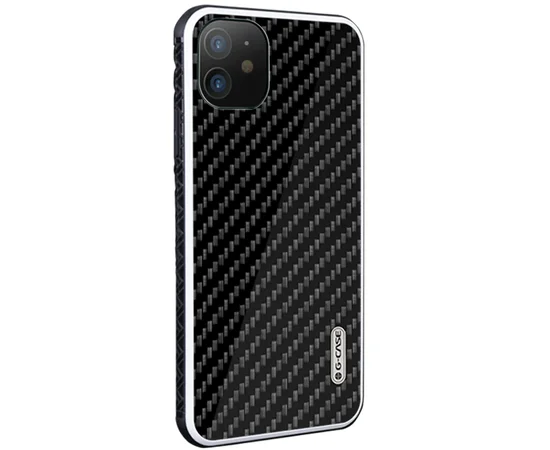 Чехол-накладка G-Case Carbon Fiber Shield для Apple iPhone 11 (6.1") Черный