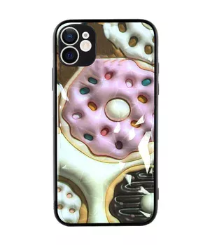 TPU+PC чехол Prisma Fluffie для Apple iPhone 11 (6.1") Donut