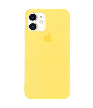 Чохол Silicone case (A) (з закритим низом) для Apple iPhone 11 (6.1 ") Жовтий / Mellow Yellow