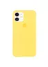 Чохол Silicone case (A) (з закритим низом) для Apple iPhone 11 (6.1 ") Жовтий / Mellow Yellow
