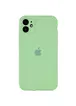 Чехол Silicone Case Full Camera Protective (АА) для Apple iPhone 11 (6.1") Мятный / Mint