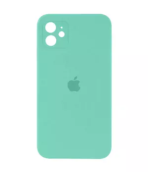Чехол Silicone Case Square Full Camera Protective (AA) для Apple iPhone 11 (6.1") Бирюзовый / Turquoise