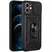 Чехол Ummi Camshield Serge Ring для Apple iPhone 11 (6.1") Черный