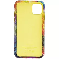 Кожаный чехол Colour Splash для Apple iPhone 11 (6.1") Orange / Red