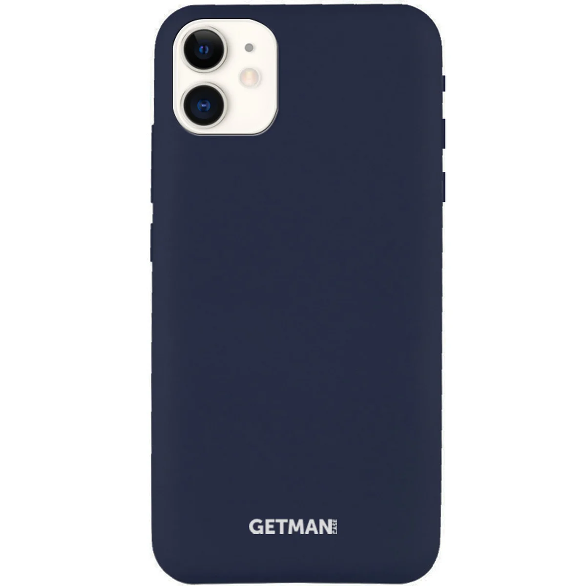 Чехол Silicone Case GETMAN for Magnet для Apple iPhone 11 (6.1") Синий / Gray Cobalt