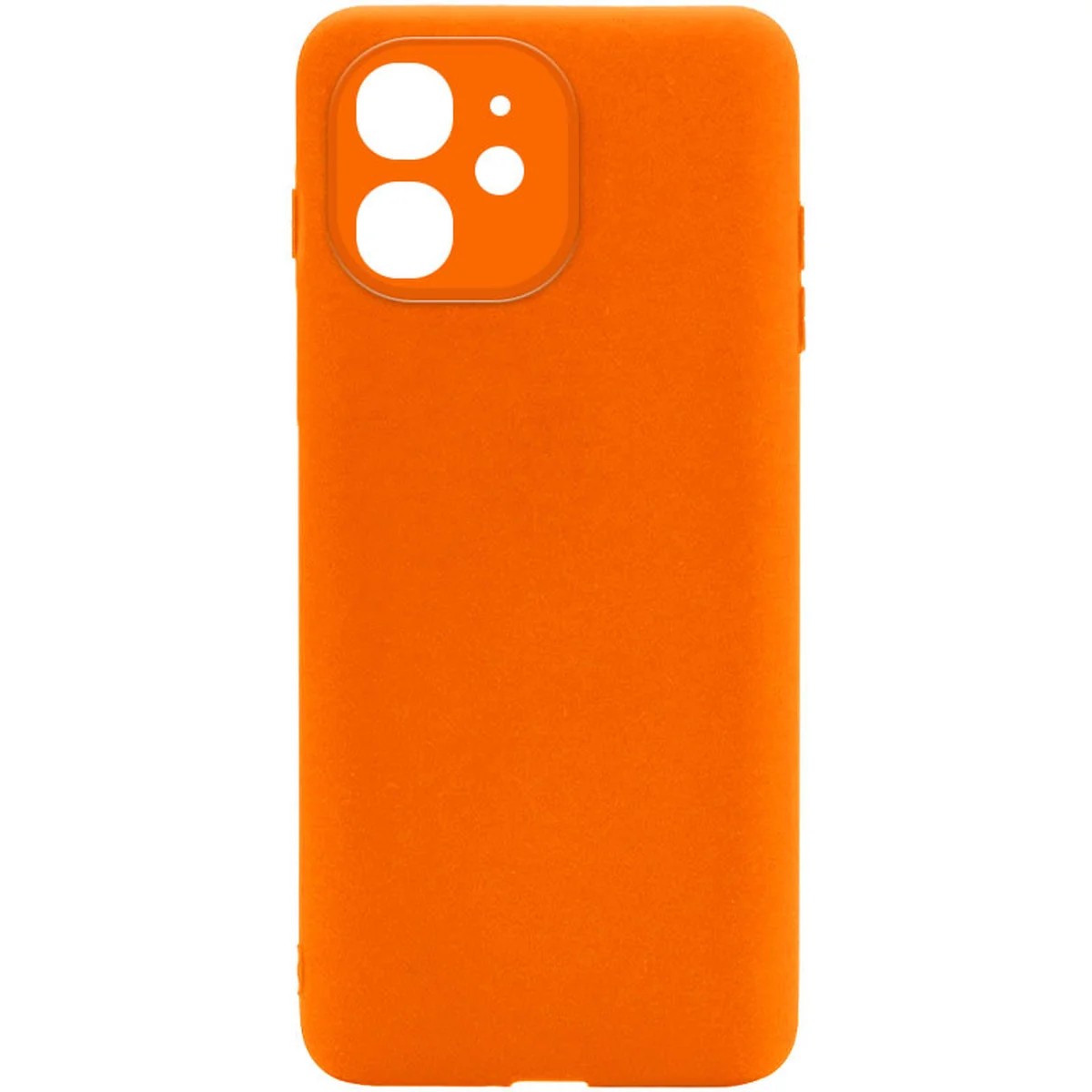 Силиконовый чехол Candy Full Camera для Apple iPhone 11 (6.1") Оранжевый / Orange