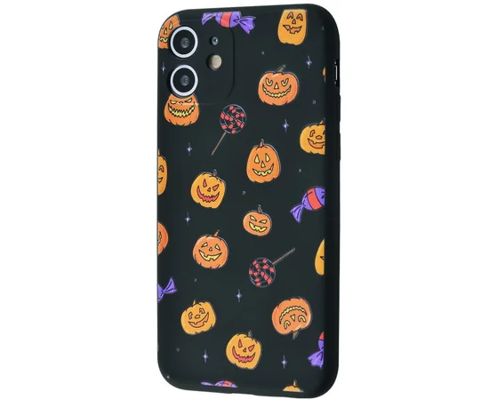 TPU чехол WAVE Fancy для Apple iPhone 11 (6.1") Smiling pumpkins / Black