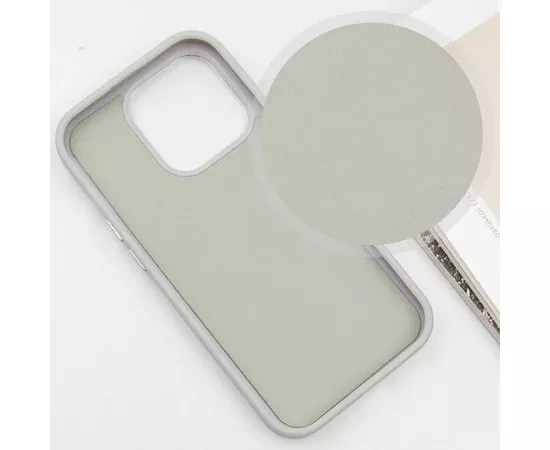 Кожаный чехол SnapCase with MagSafe для Apple iPhone 11 (6.1") Grey