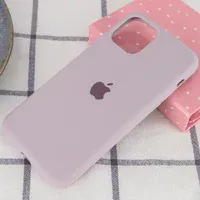 Чохол Silicone case (A) (з закритим низом) для Apple iPhone 11 (6.1 ") Сірий / Lavender