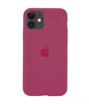 Чохол Silicone Case Full Protective (AA) Apple iPhone 11 (6.1") Червоний / Rose Red