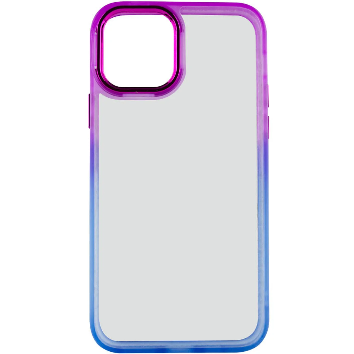 Чехол TPU+PC Fresh sip series для Apple iPhone 11 (6.1") Синий / Фиолетовый