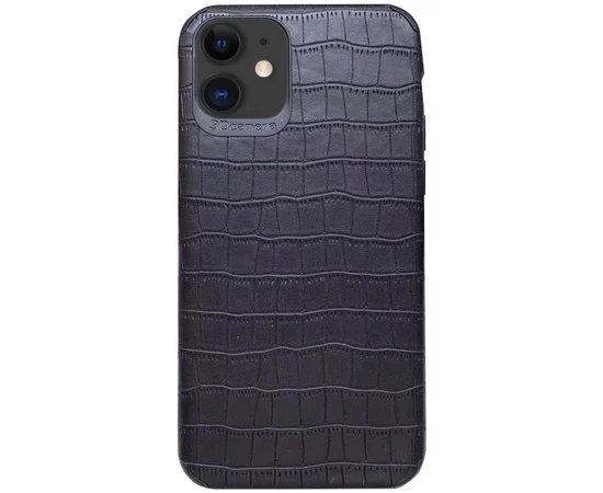 Кожаная накладка Epic Vivi Crocodile series для Apple iPhone 11 (6.1") Черный
