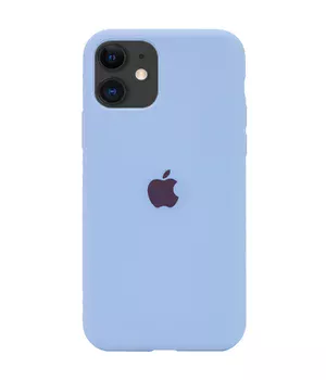 Чехол Silicone case (A) (с закрытым низом) для Apple iPhone 11 (6.1") Голубой / Lilac Blue Чехол Silicone case (A) (с закрытым низом) для Apple iPhone 11 (6.1") Голубой / Lilac Blue