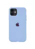 Чохол Silicone case (A) (з закритим низом) для Apple iPhone 11 (6.1 ") Блакитний / Lilac Blue