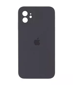 Чехол Silicone Case Square Full Camera Protective (AA) для Apple iPhone 11 (6.1") Серый / Dark Gray