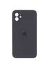 Чехол Silicone Case Square Full Camera Protective (AA) для Apple iPhone 11 (6.1") Серый / Dark Gray