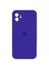 Чохол Silicone Case Square Full Camera Protective (AA) для Apple iPhone 11 (6.1 ") Фіолетовий / Ultra Violet
