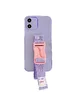 Чехол Handfree с цветным ремешком для Apple iPhone 11 (6.1") Фиолетовый