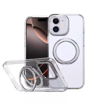 Чехол TPU+PC Empire with MagSafe and Ring для Apple iPhone 11 (6.1") Clear
