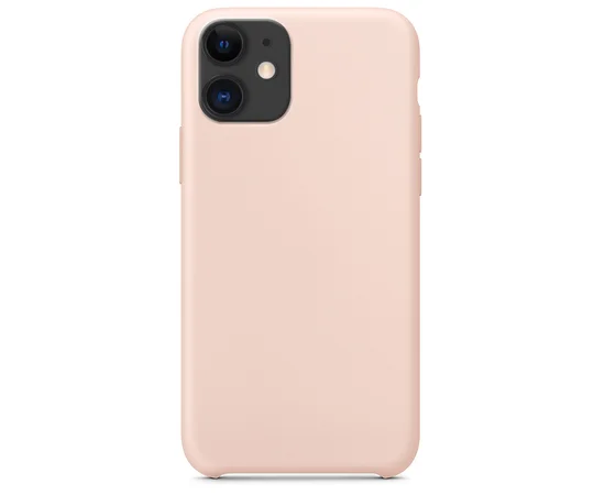 Силіконовий чохол Soft cover для Apple iPhone 11 (6.1 ") Рожевий / Pink Sand